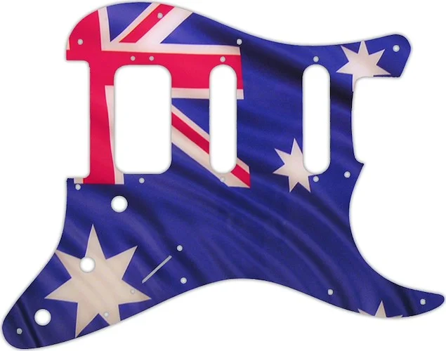 WD Custom Pickguard For Fender 2019 American Ultra Stratocaster HSS #G13 Aussie Flag Graphic