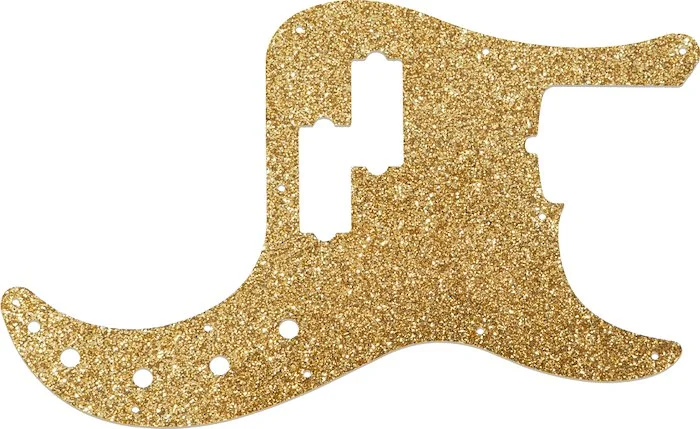 WD Custom Pickguard For Fender 2019 American Ultra Precision Bass #60RGS Rose Gold Sparkle 