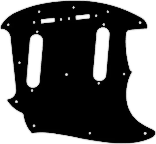 WD Custom Pickguard For Fender 2019 Made In Mexico Vintera 60's Mustang #01 Black