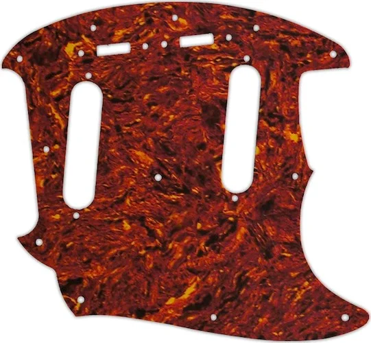 WD Custom Pickguard For Fender 2019 Made In Mexico Vintera 60's Mustang #05P Tortoise Shell/Parchmen