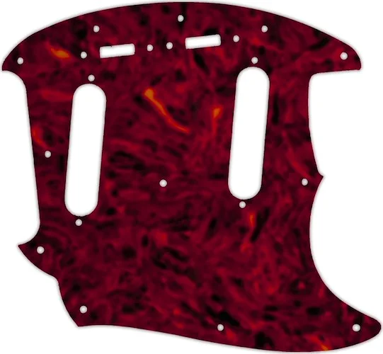 WD Custom Pickguard For Fender 2019 Made In Mexico Vintera 60's Mustang #05T Tortoise Shell Solid (S