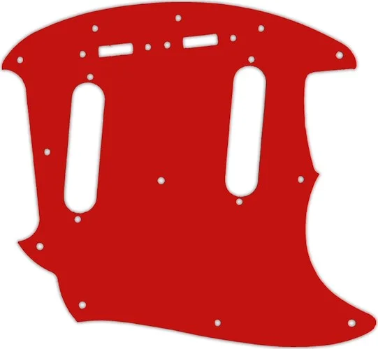 WD Custom Pickguard For Fender 2019 Made In Mexico Vintera 60's Mustang #07 Red/White/Red Image