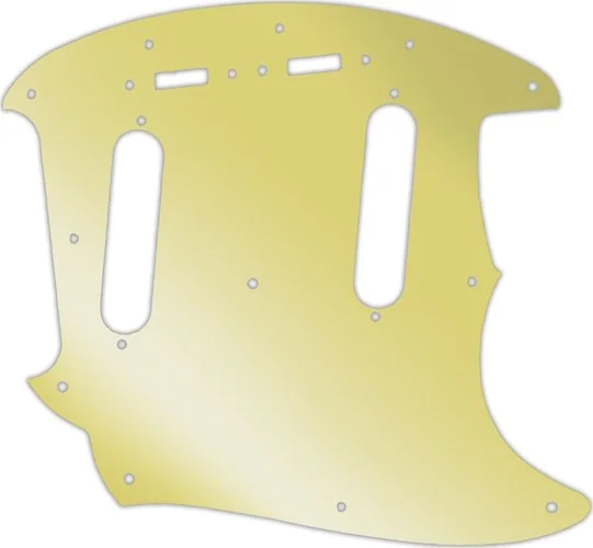 WD Custom Pickguard For Fender 2019 Made In Mexico Vintera 60's Mustang #10GD Gold Mirror