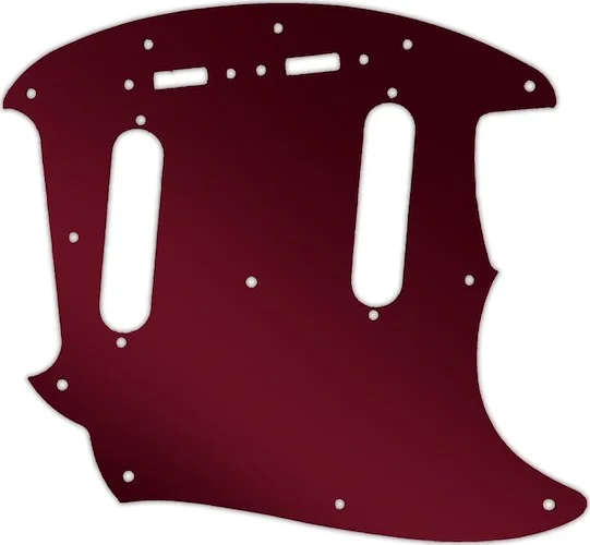 WD Custom Pickguard For Fender 2019 Made In Mexico Vintera 60's Mustang #10R Red Mirror