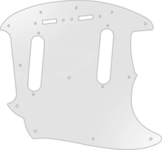 WD Custom Pickguard For Fender 2019 Made In Mexico Vintera 60's Mustang #22 Translucent Milk White