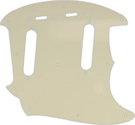 WD Custom Pickguard For Fender 2019 Made In Mexico Vintera 60's Mustang #55T Parchment Thin