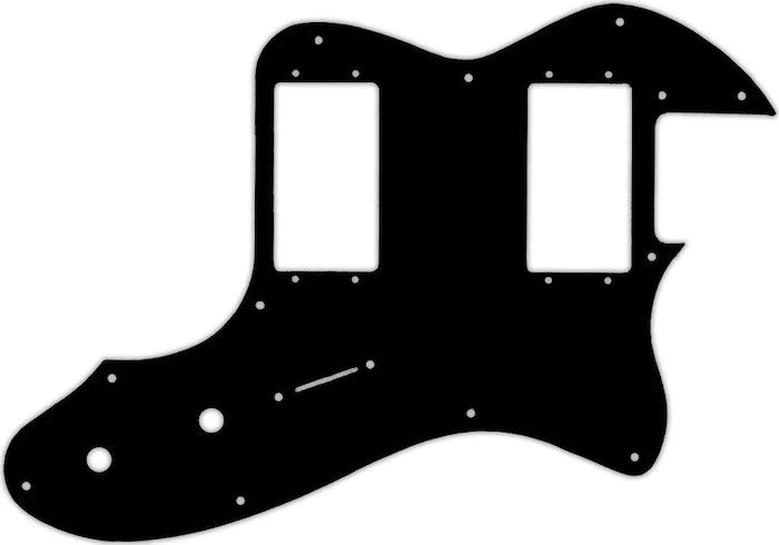 WD Custom Pickguard For Fender 2019 Made In Mexico Vintera 70's Telecaster Thinline #01 Black