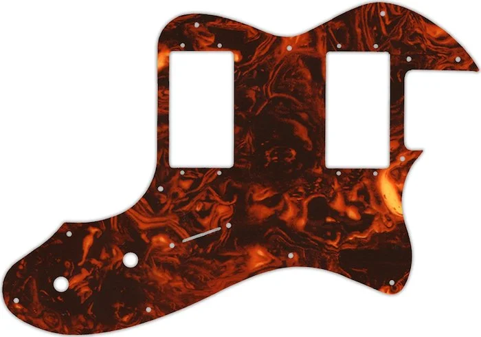WD Custom Pickguard For Fender 2019 Made In Mexico Vintera 70's Telecaster Thinline #05F Faux Tortio