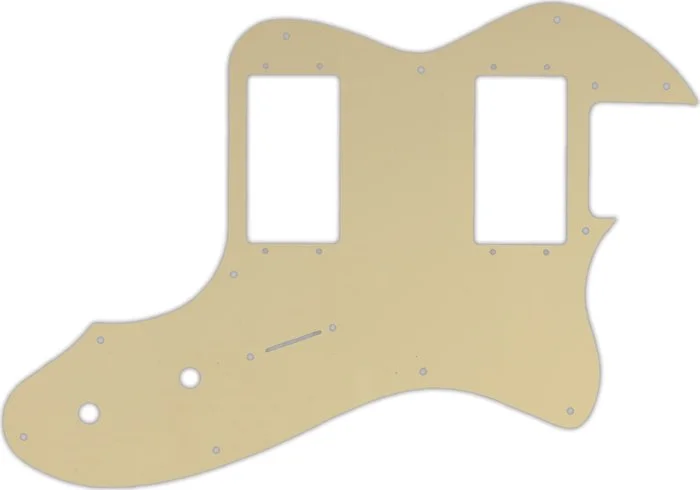 WD Custom Pickguard For Fender 2019 Made In Mexico Vintera 70's Telecaster Thinline #06 Cream