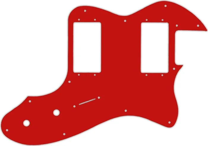 WD Custom Pickguard For Fender 2019 Made In Mexico Vintera 70's Telecaster Thinline #07S Red Solid
