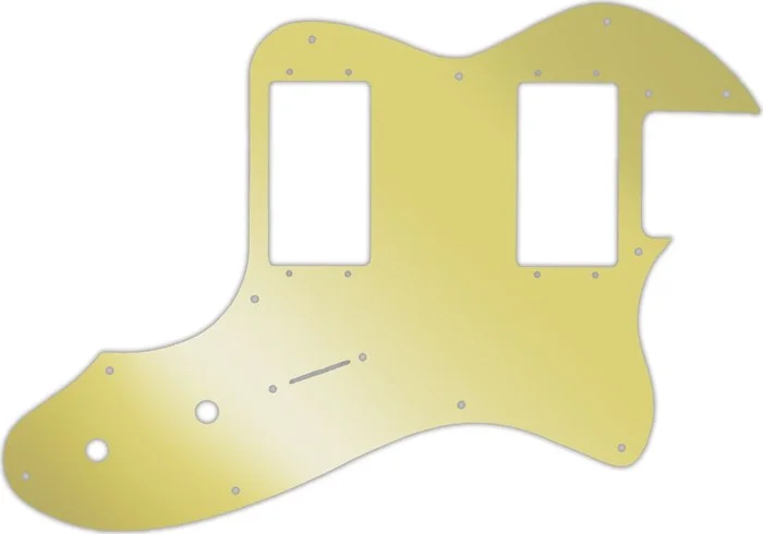 WD Custom Pickguard For Fender 2019 Made In Mexico Vintera 70's Telecaster Thinline #10GD Gold Mirro