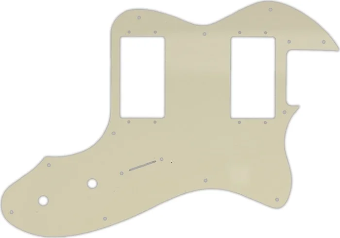 WD Custom Pickguard For Fender 2019 Made In Mexico Vintera 70's Telecaster Thinline #55T Parchment T