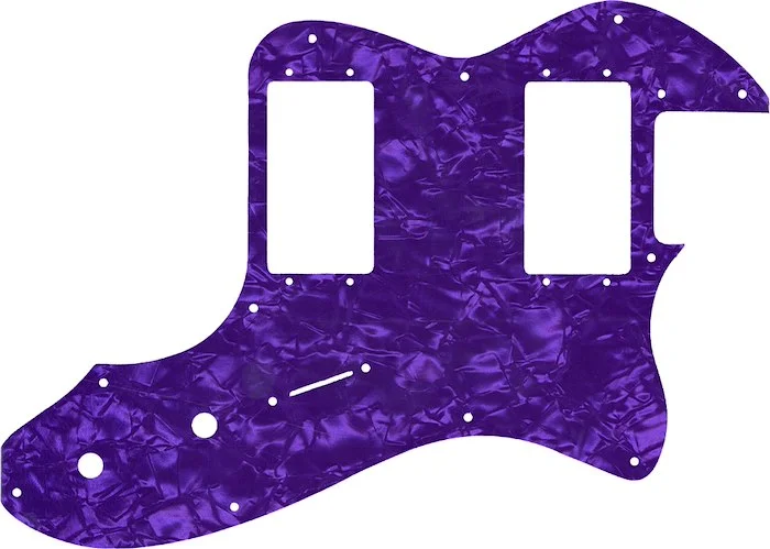 WD Custom Pickguard For Fender 2019 Made In Mexico Vintera 70's Telecaster Thinline #28PRL Light Purple Pearl