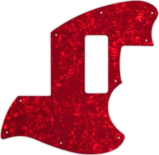 WD Custom Pickguard For Fender 2019-Present Made In Mexico Alternate Reality Powercaster #28R Red Pe