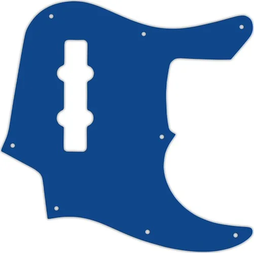 WD Custom Pickguard For Fender 22 Fret Longhorn Jazz Bass #08 Blue/White/Blue