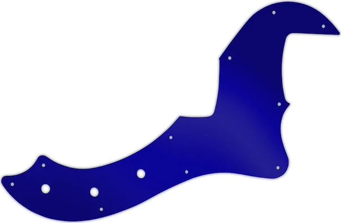 WD Custom Pickguard For Fender 5 String American Standard Dimension Bass V #10DBU Dark Blue Mirror