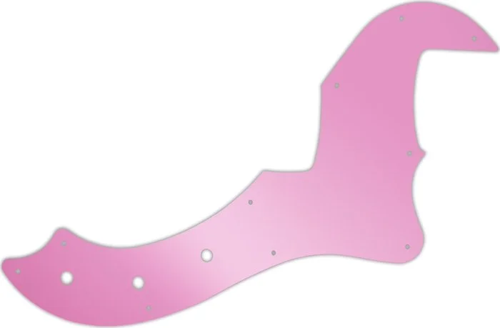 WD Custom Pickguard For Fender 5 String American Standard Dimension Bass V #10P Pink Mirror