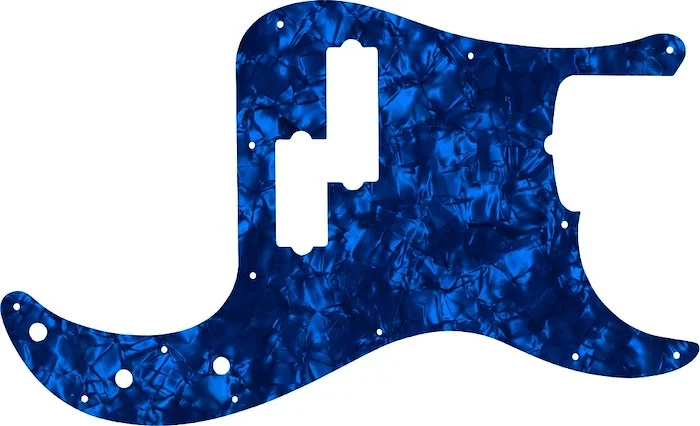 WD Custom Pickguard For Fender 5 String American Professional Precision Bass #28DBP Dark Blue Pearl/Black/White/Black