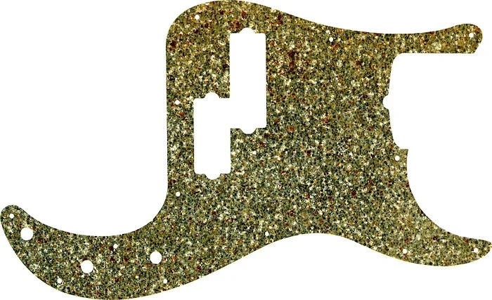 WD Custom Pickguard For Fender 5 String American Professional Precision Bass #60GS Gold Sparkle 