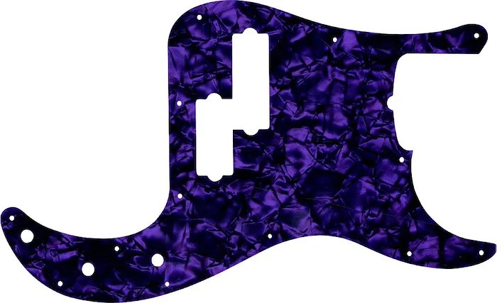 WD Custom Pickguard For Fender 5 String American Professional Precision Bass #28PR Purple Pearl