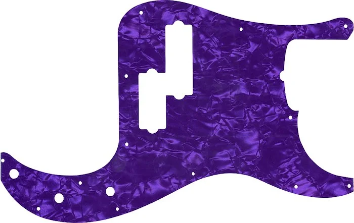 WD Custom Pickguard For Fender 5 String American Professional Precision Bass #28PRL Light Purple Pearl