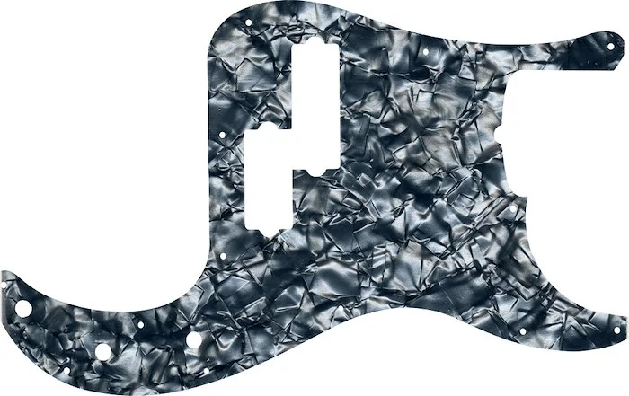 WD Custom Pickguard For Fender 5 String American Professional Precision Bass #28SG Silver Grey Pearl