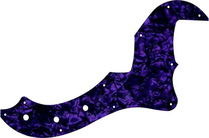 WD Custom Pickguard For Fender 5 String American Standard Dimension Bass V #28PR Purple Pearl