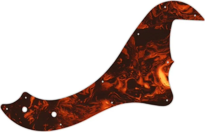 WD Custom Pickguard For Fender 5 String Standard Dimension Bass V #05F Faux Tortiose
