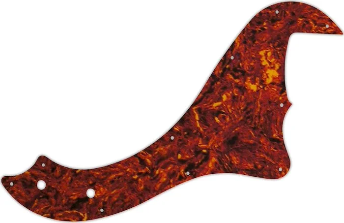 WD Custom Pickguard For Fender 5 String Standard Dimension Bass V #05P Tortoise Shell/Parchment