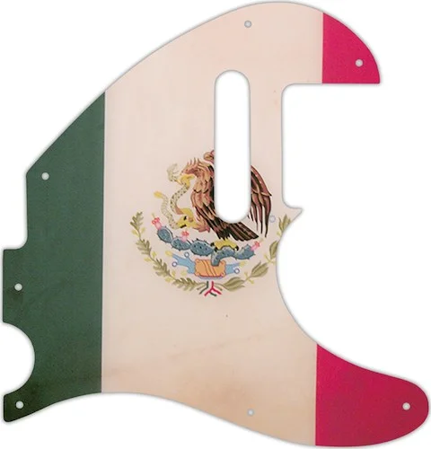 WD Custom Pickguard For Fender Acoustasonic Telecaster #G12 Mexican Flag Graphic
