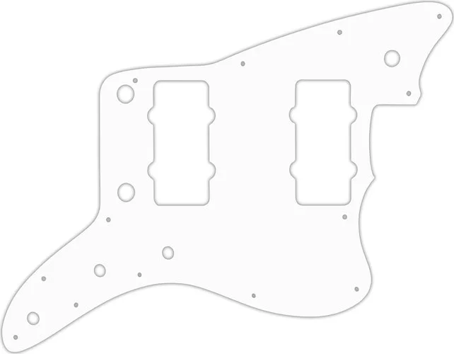 WD Custom Pickguard For Fender American Professional Jazzmaster #04 White/Black/White