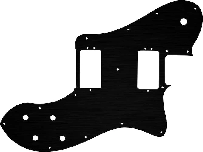 WD Custom Pickguard For Fender American Professional Deluxe Shawbucker Telecaster #27 Simulated Blac