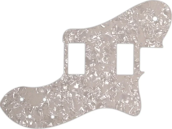 WD Custom Pickguard For Fender American Professional Deluxe Shawbucker Telecaster #28A Aged Pearl/Wh