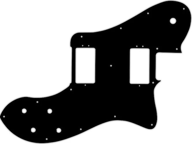 WD Custom Pickguard For Fender American Professional Deluxe Shawbucker Telecaster #39 Black/#06B Cre