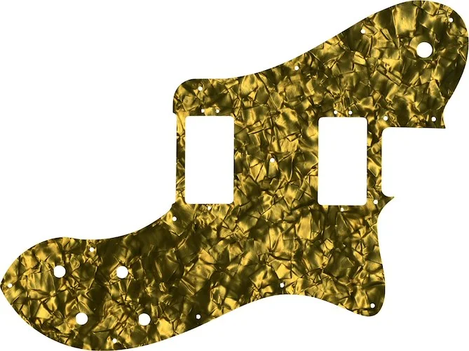 WD Custom Pickguard For Fender American Professional Deluxe Shawbucker Telecaster #28GD Gold Pearl/Black/White/Black