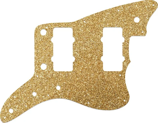 WD Custom Pickguard For Fender American Professional Jazzmaster #60RGS Rose Gold Sparkle 