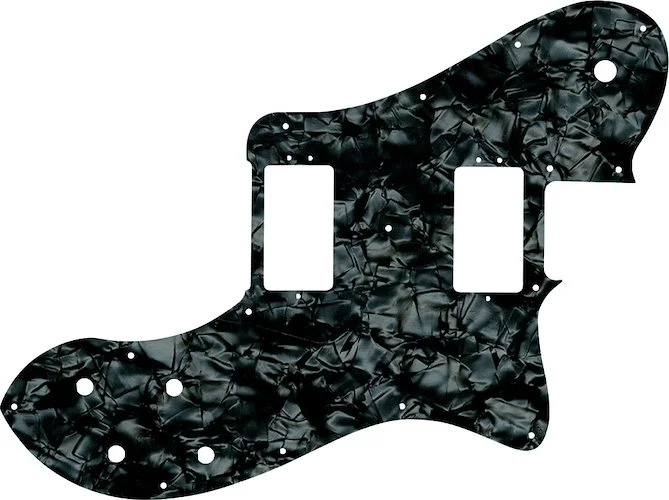 WD Custom Pickguard For Fender American Professional Deluxe Shawbucker Telecaster #28JBK Jet Black Pearl