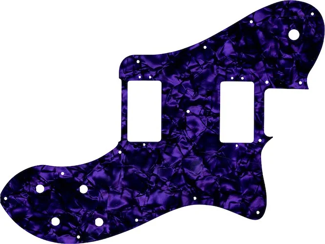 WD Custom Pickguard For Fender American Professional Deluxe Shawbucker Telecaster #28PR Purple Pearl