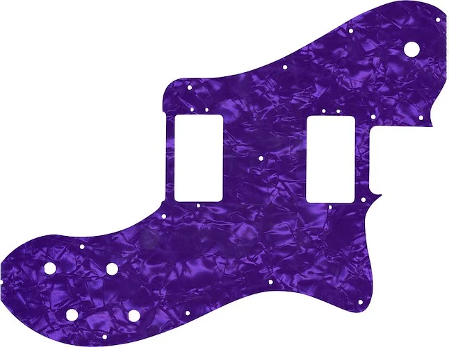 WD Custom Pickguard For Fender American Professional Deluxe Shawbucker Telecaster #28PRL Light Purple Pearl