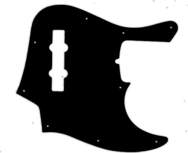 WD Custom Pickguard For Fender American Deluxe 21 Fret Jazz Bass#03 Black/White/Black
