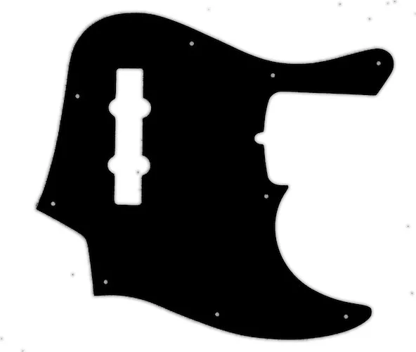 WD Custom Pickguard For Fender American Deluxe 21 Fret Jazz Bass#39 Black/#06B Cream/Black/Cream/Bla