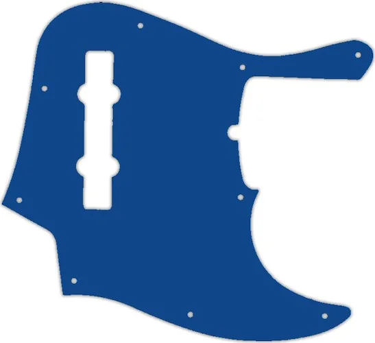 WD Custom Pickguard For Fender American Deluxe 21 Fret 5 String Jazz Bass #08 Blue/White/Blue