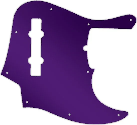 WD Custom Pickguard For Fender American Deluxe 21 Fret 5 String Jazz Bass #10PR Purple Mirror