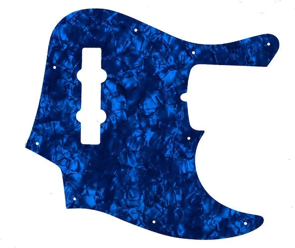 WD Custom Pickguard For Fender American Deluxe 21 Fret Jazz Bass#28DBP Dark Blue Pearl/Black/White/Black