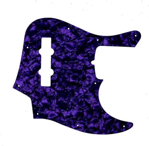 WD Custom Pickguard For Fender American Deluxe 21 Fret Jazz Bass #28PR Purple Pearl