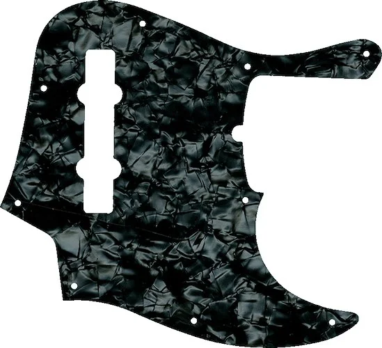 WD Custom Pickguard For Fender American Deluxe 21 Fret 5 String Jazz Bass #28JBK Jet Black Pearl