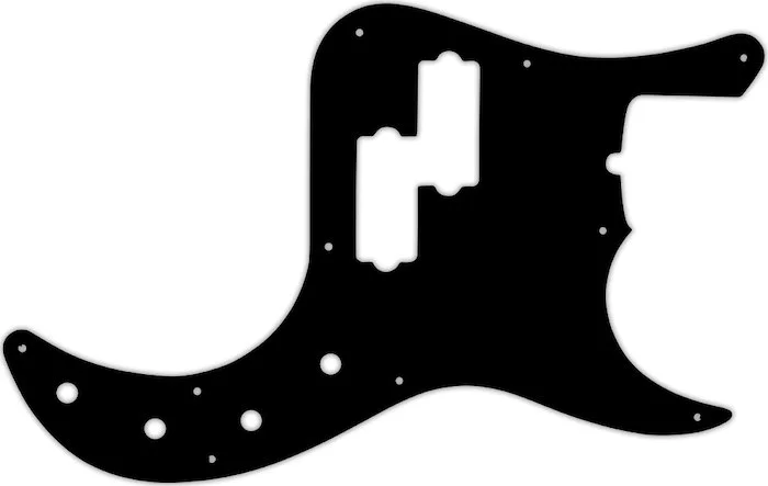 WD Custom Pickguard For Fender American Deluxe 22 Fret Precision Bass #09 Black/White/Black/White/Bl