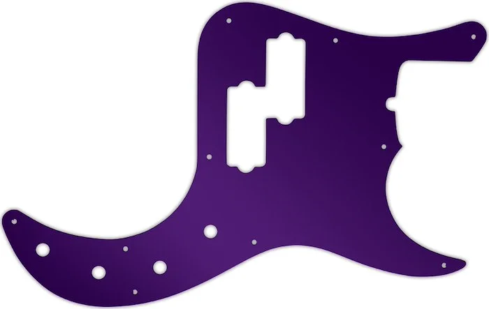 WD Custom Pickguard For Fender American Deluxe 22 Fret Precision Bass #10PR Purple Mirror