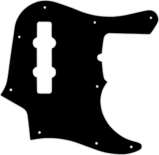 WD Custom Pickguard For Fender American Deluxe 1998-Present 22 Fret Jazz Bass #03P Black/Parchment/B