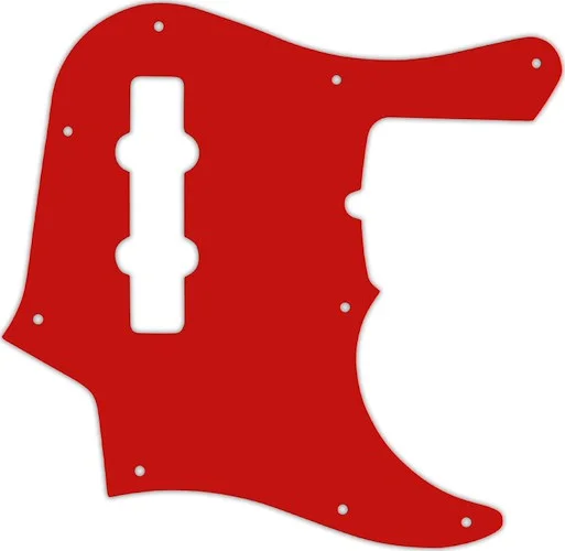 WD Custom Pickguard For Fender American Deluxe 1998-Present 22 Fret Jazz Bass #07 Red/White/Red